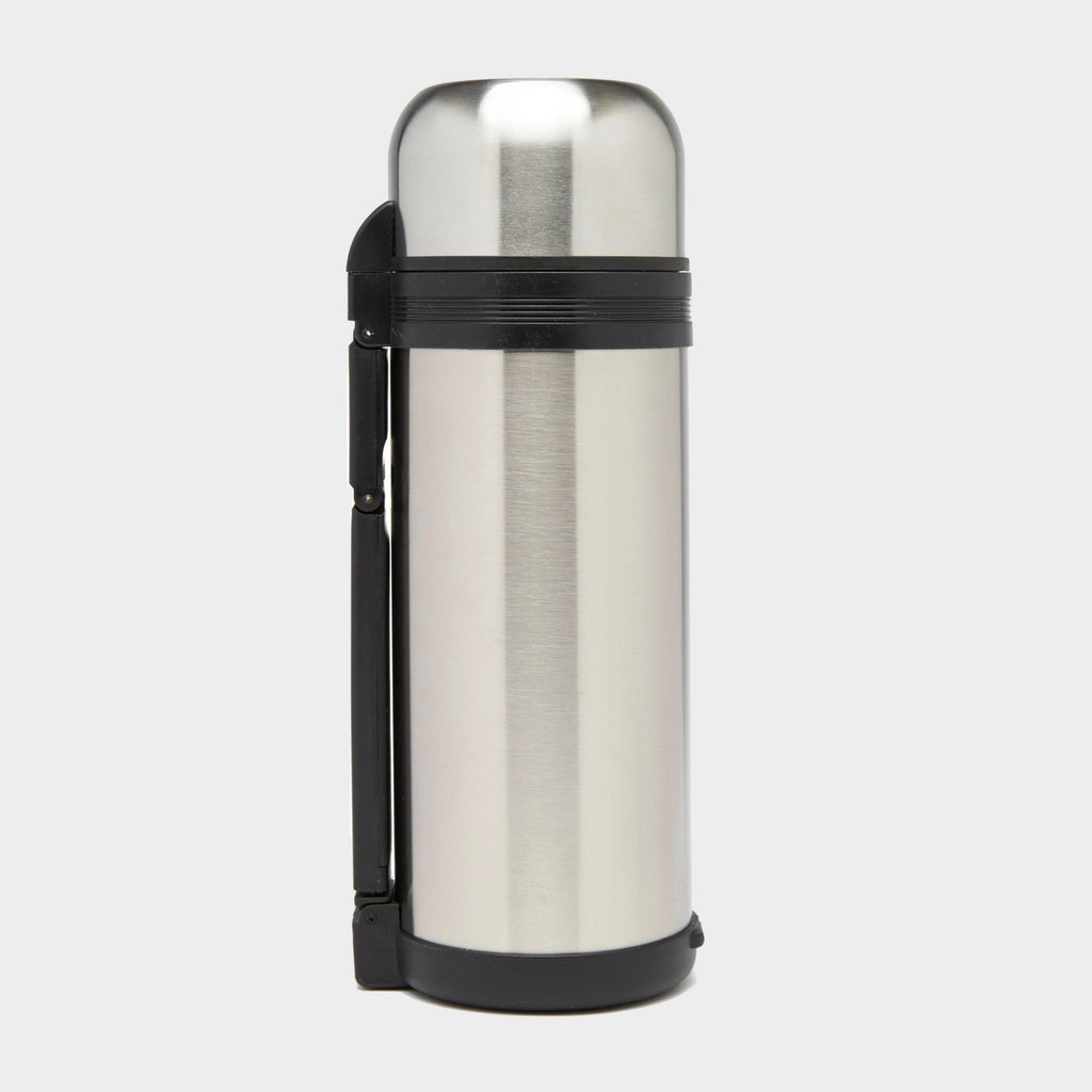 Stainless Steel Flask Silver/Black 1.5L