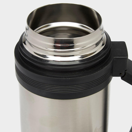 Stainless Steel Flask Silver/Black 1.5L