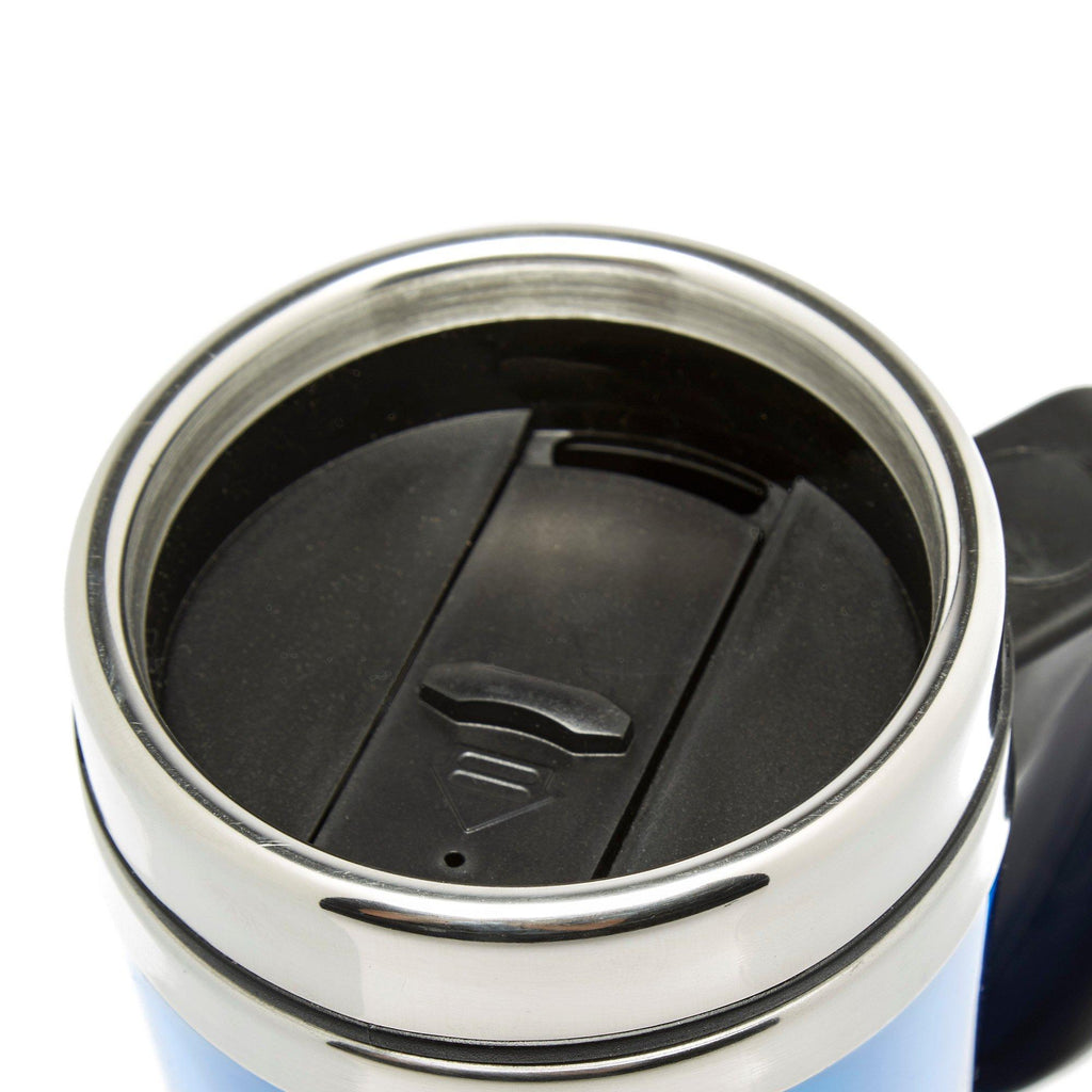 Tall Insulated Mug Blue 450ml