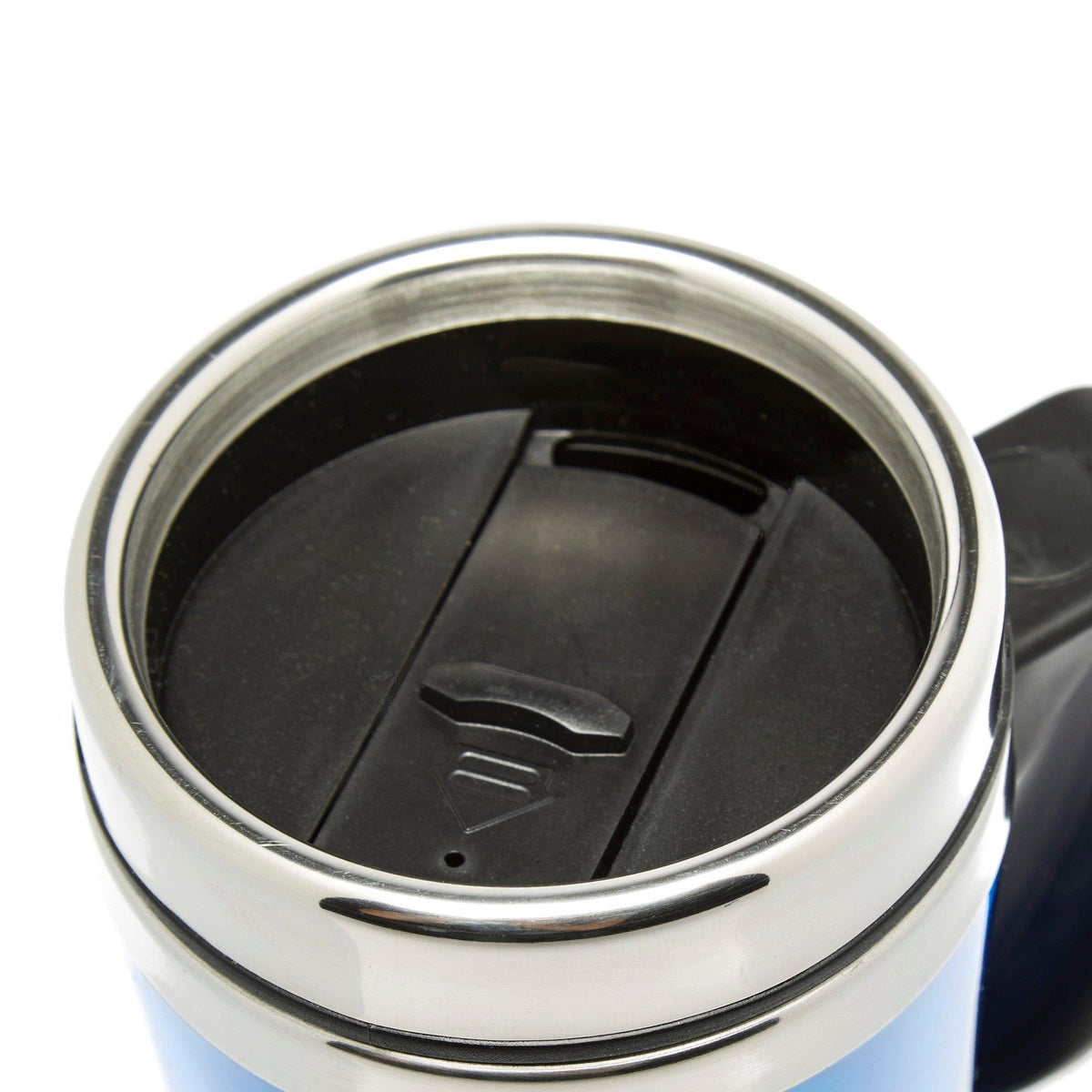 Tall Insulated Mug Blue 450ml