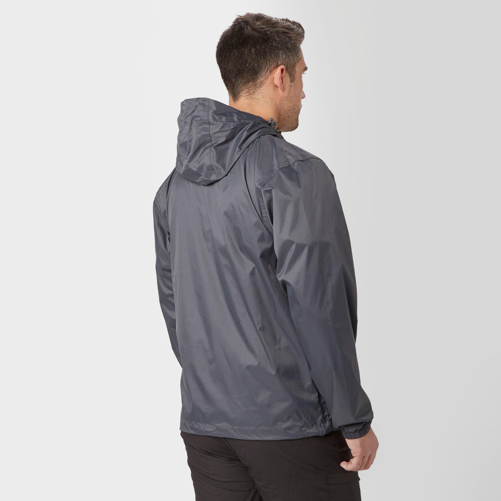 Mens Packable Jacket Grey