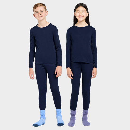 Kids Thermal Pants Navy