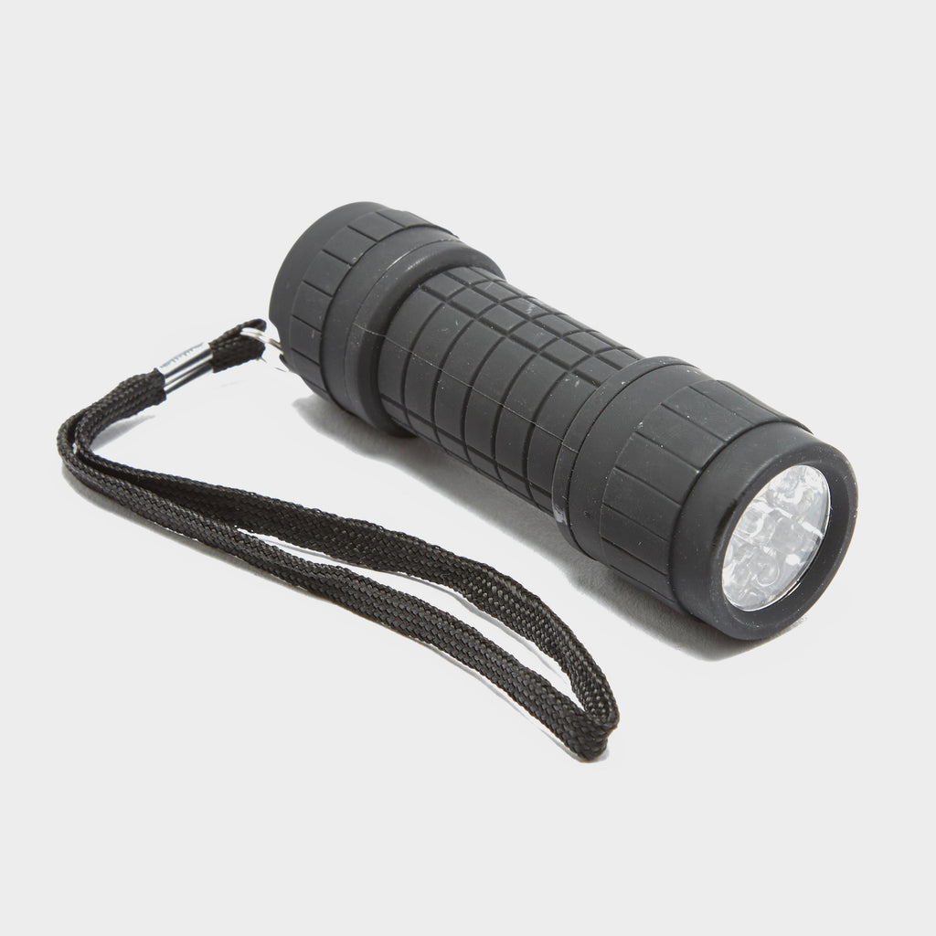 9 LED Torch Black