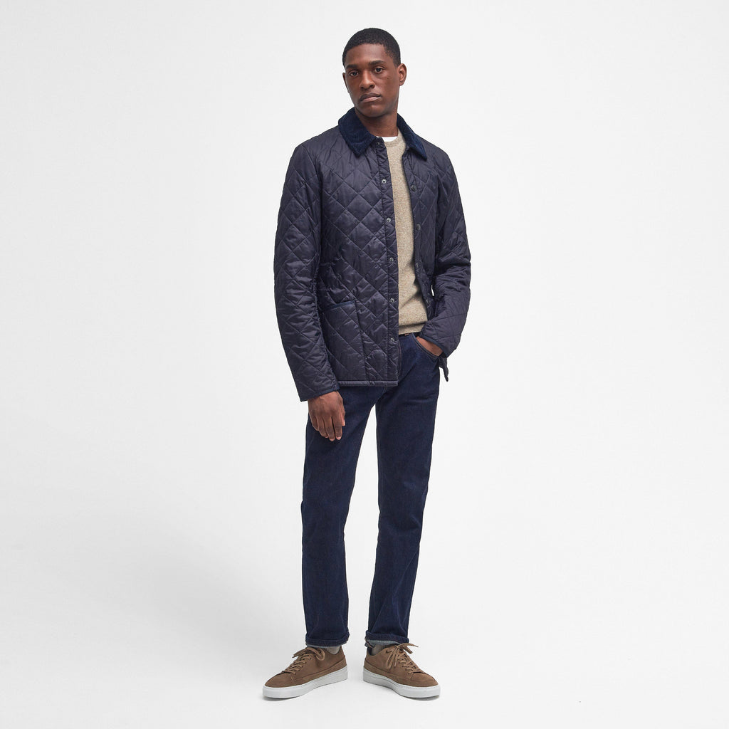 Mens Heritage Liddesdale Quilted Jacket Navy