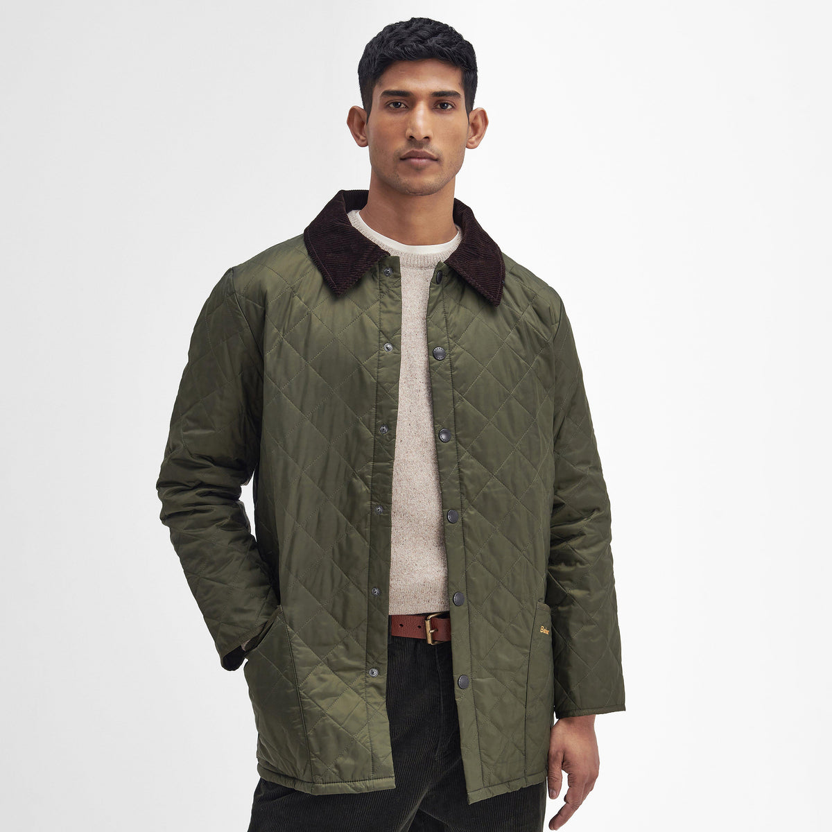 Mens Heritage Liddesdale Quilted Jacket Olive