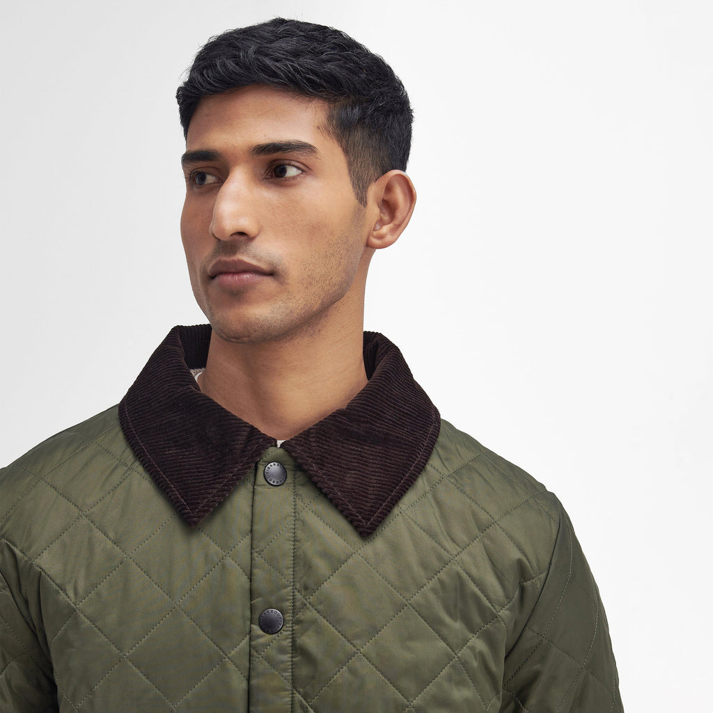 Mens Heritage Liddesdale Quilted Jacket Olive