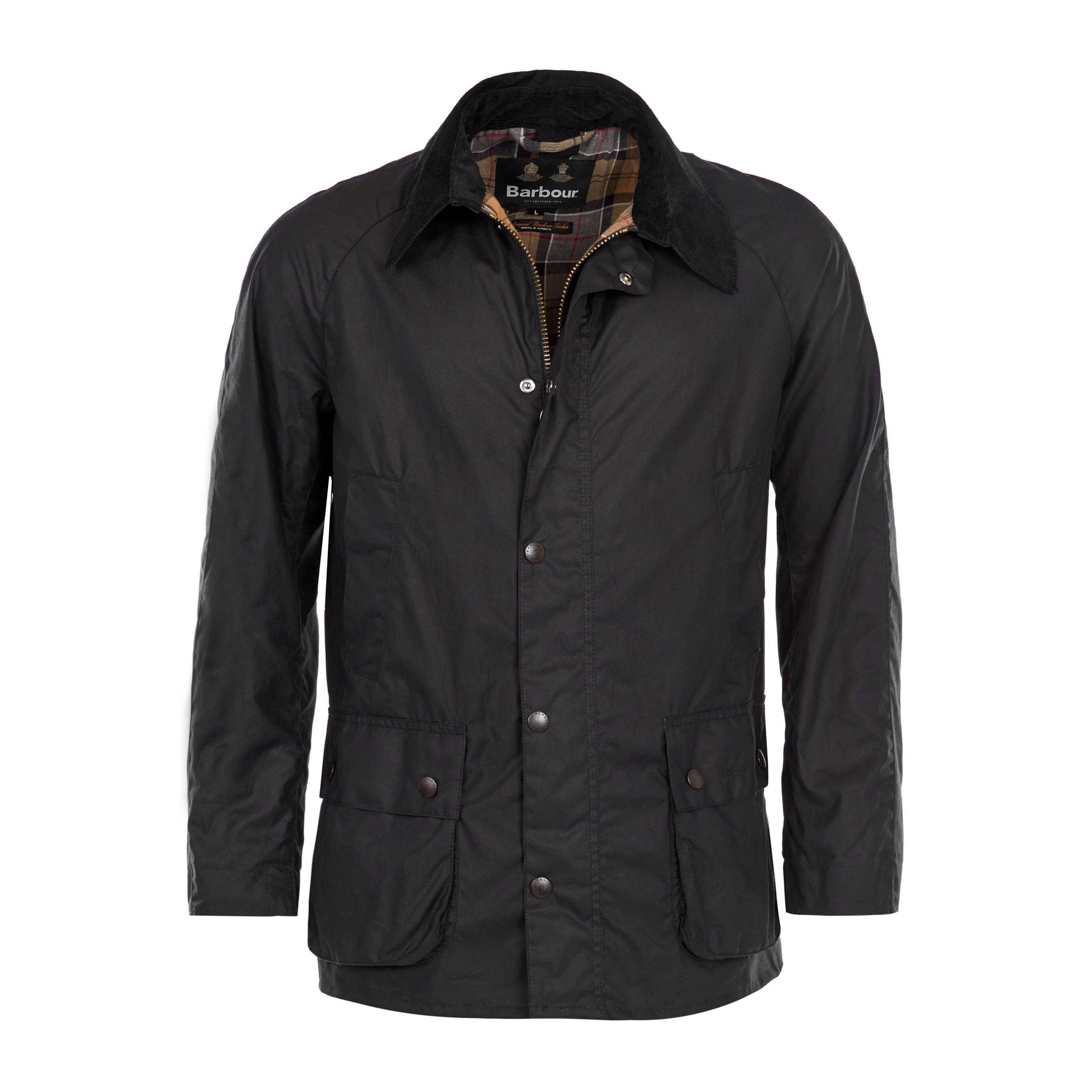Mens Ashby Wax Jacket Navy