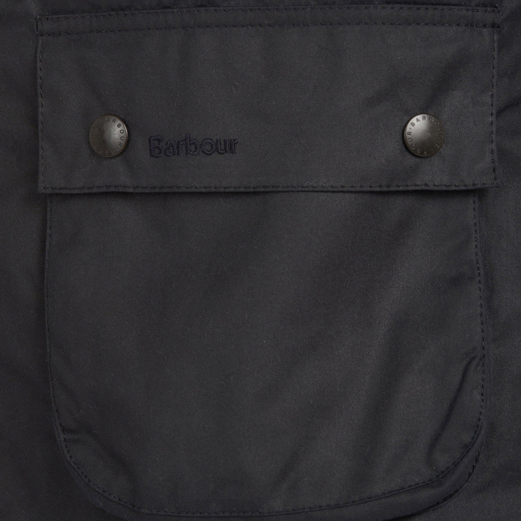 Mens Ashby Wax Jacket Navy