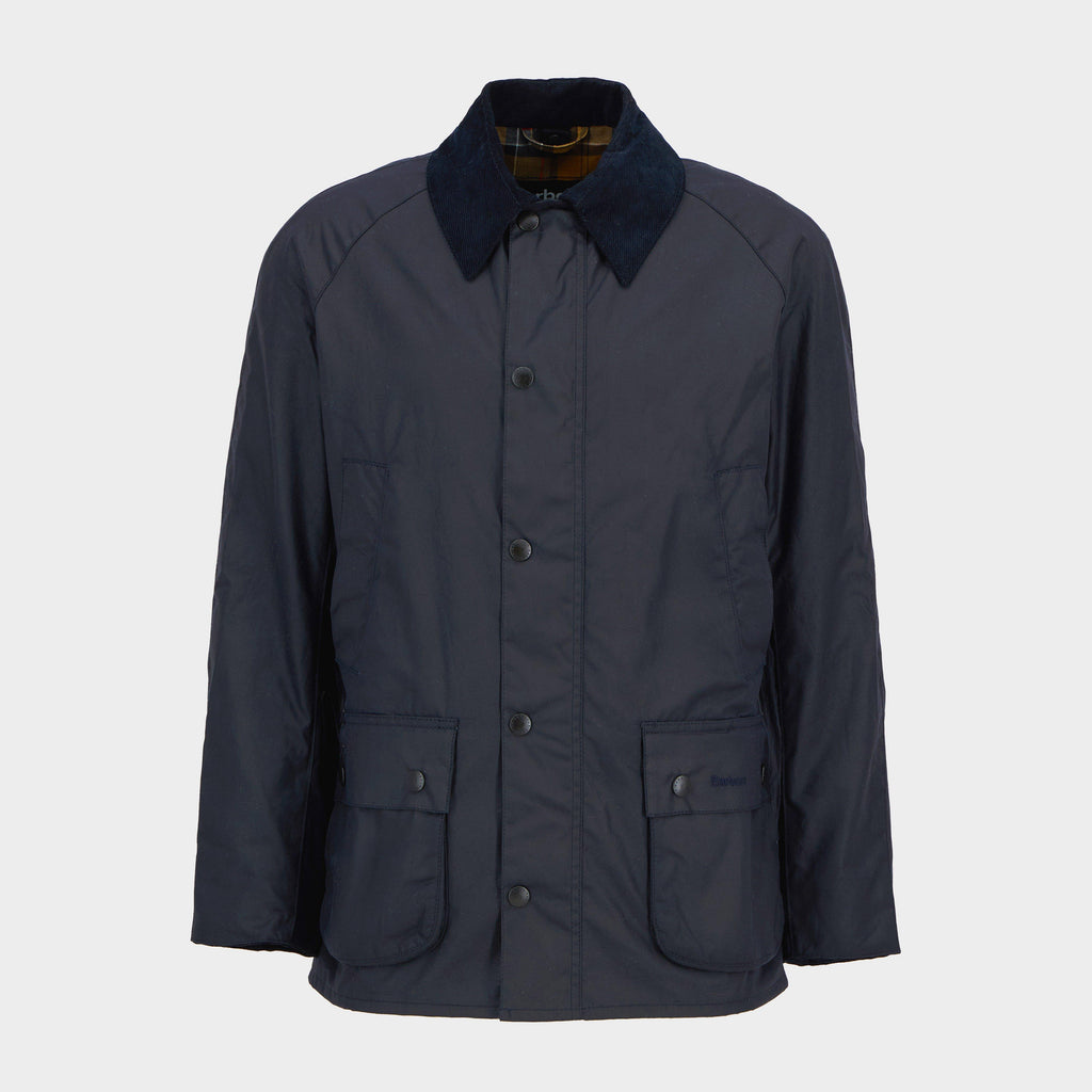 Barbour Mens Ashby Wax Jacket Navy – Naylors