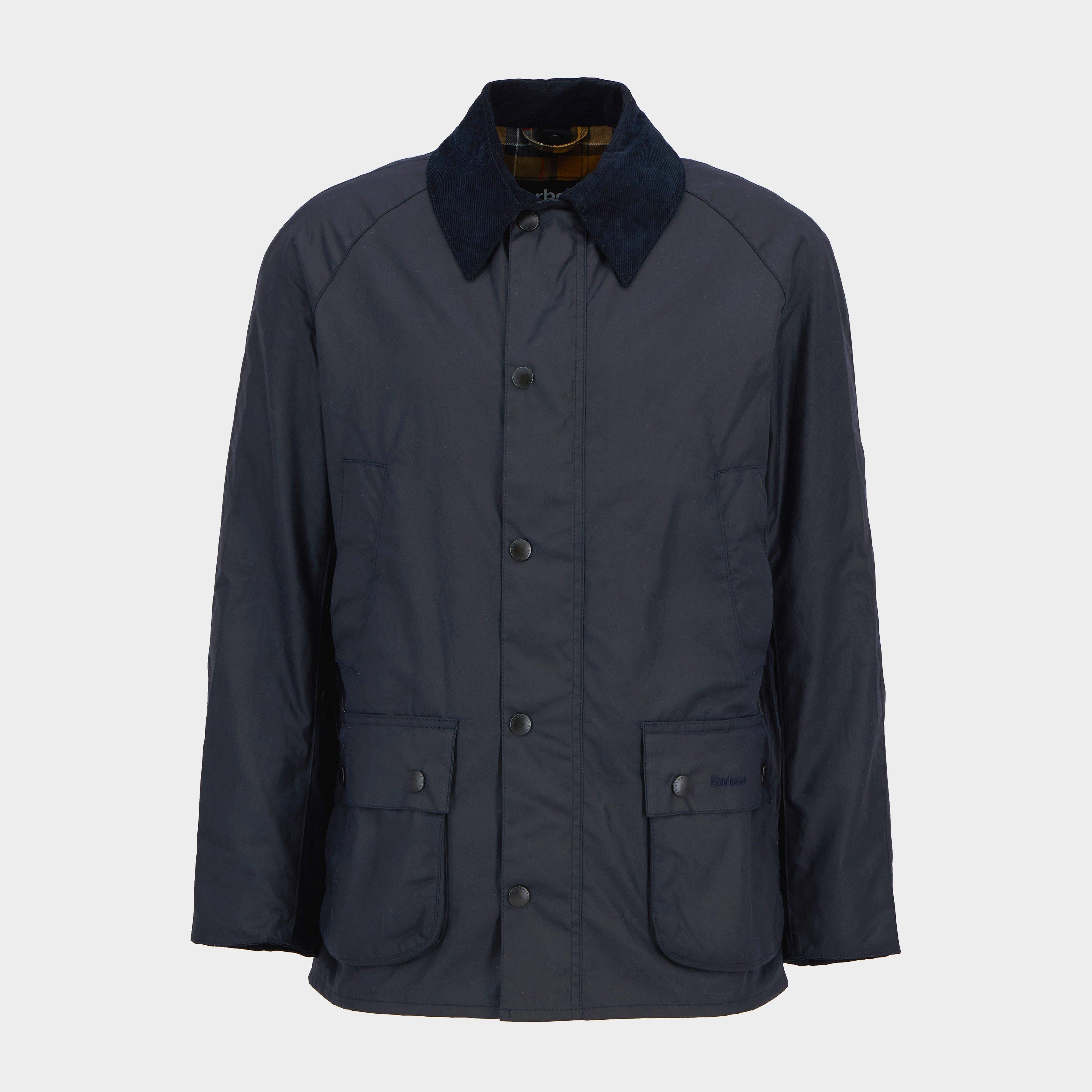 Mens Ashby Wax Jacket Navy