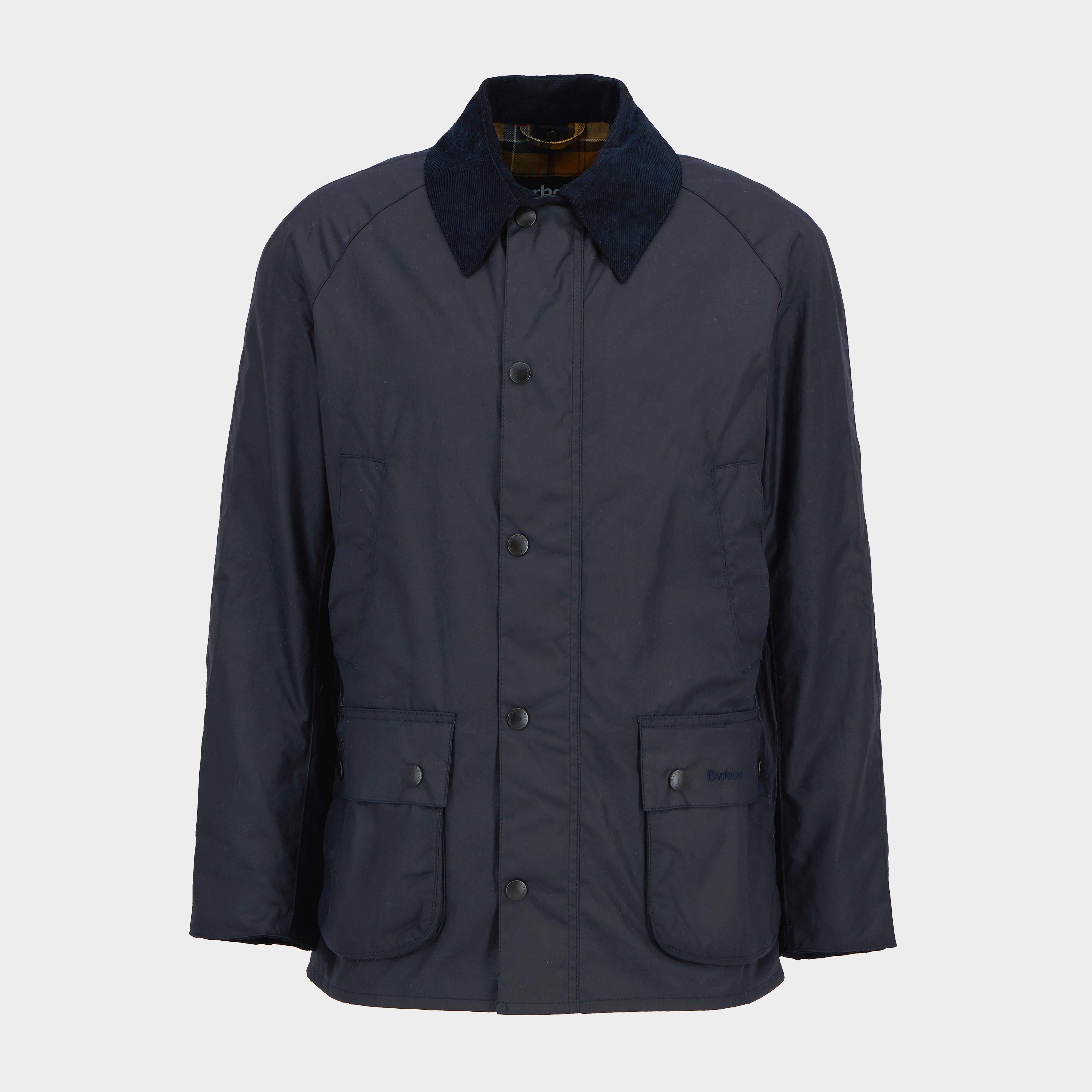Mens Ashby Wax Jacket Navy