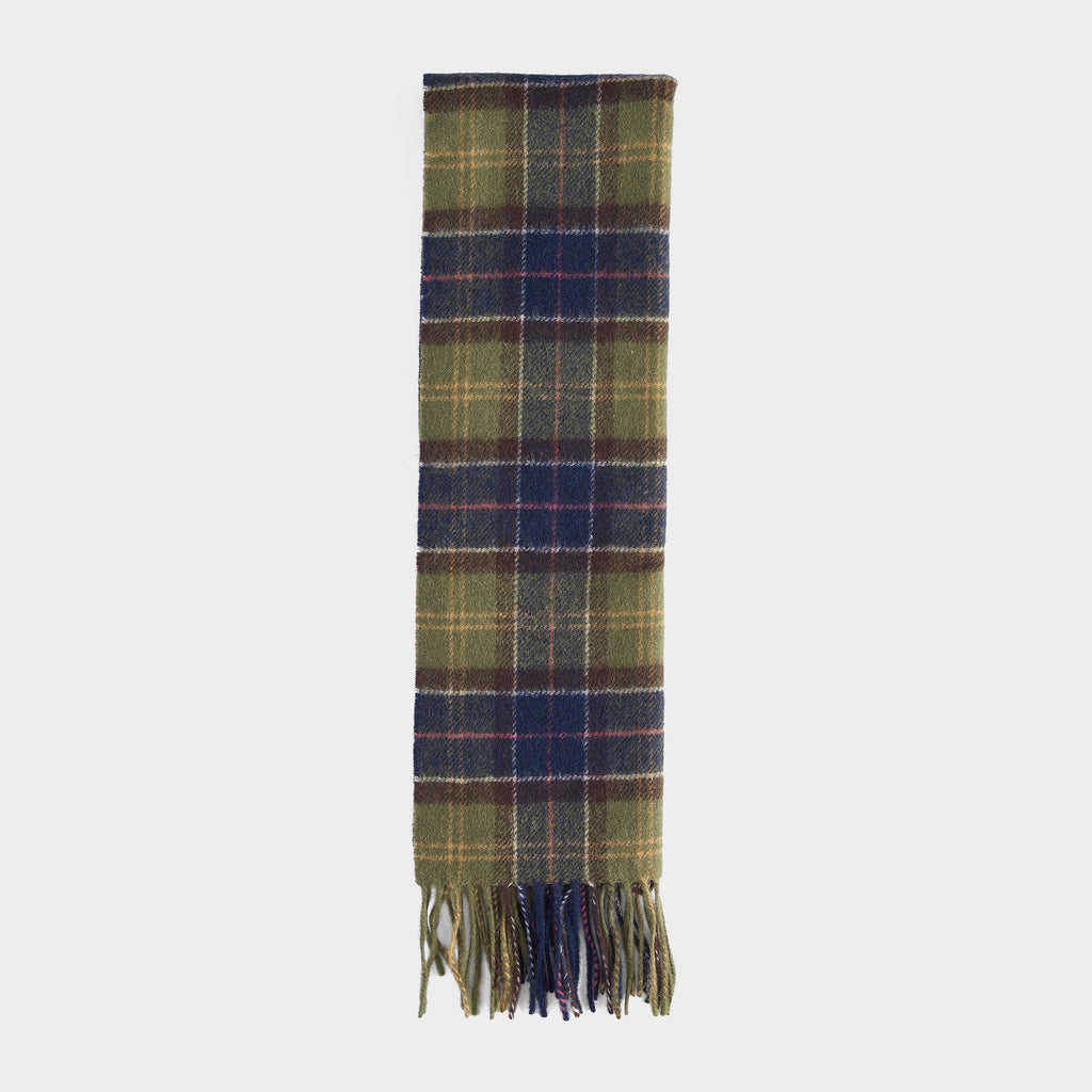 Tartan Lambswool Scarf Green