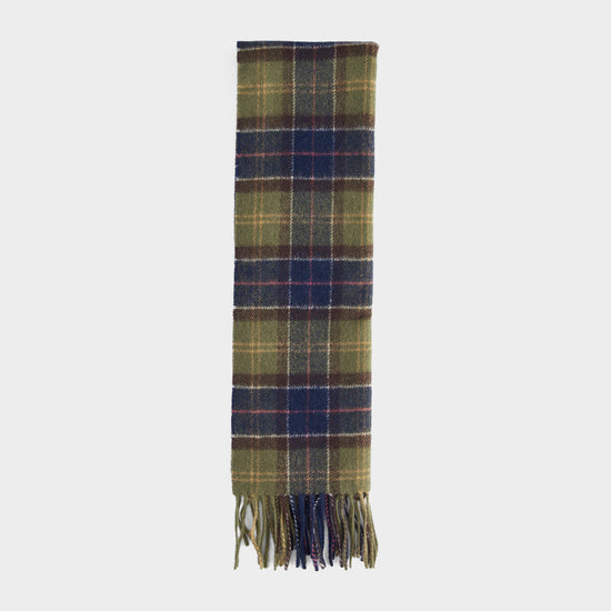Tartan Lambswool Scarf Green