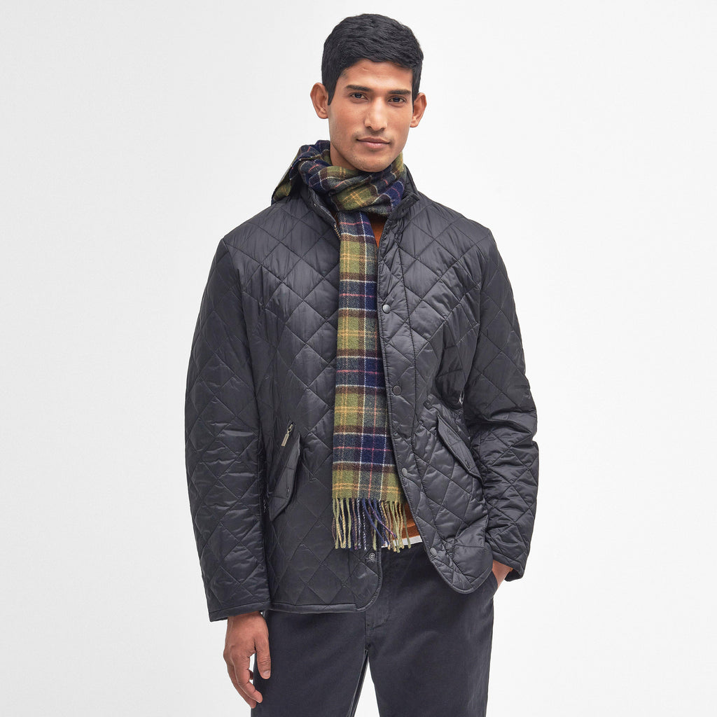 Tartan Lambswool Scarf Green