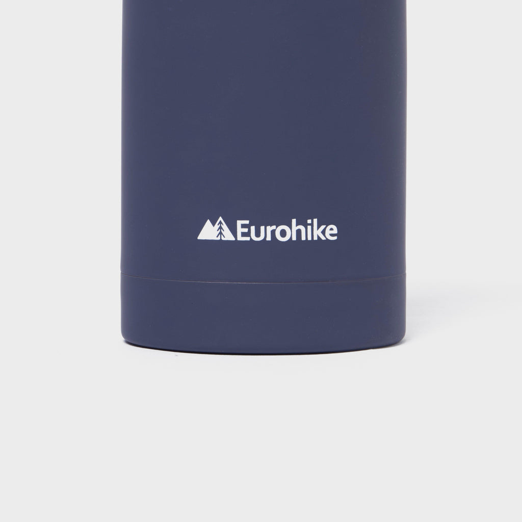 Rubberised Flask Navy 1L
