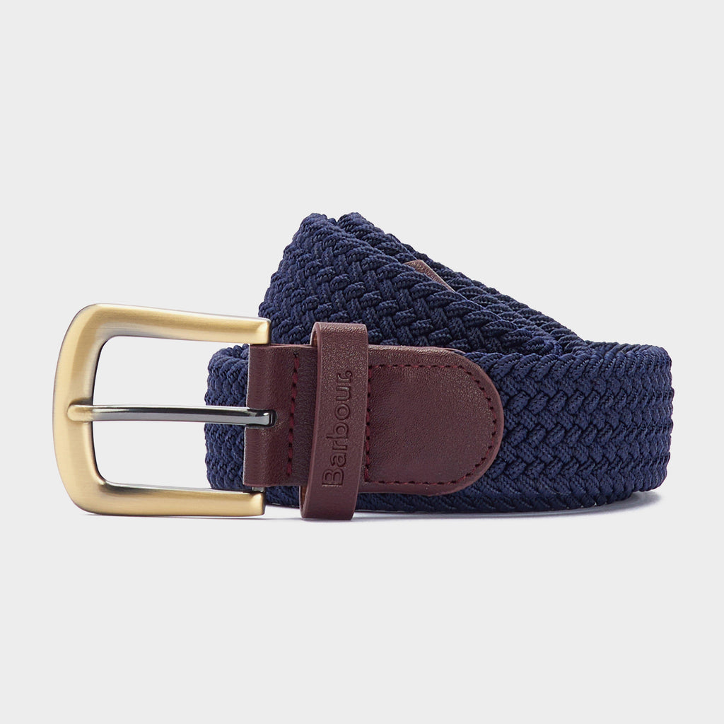 Stretch Webbing Belt Navy