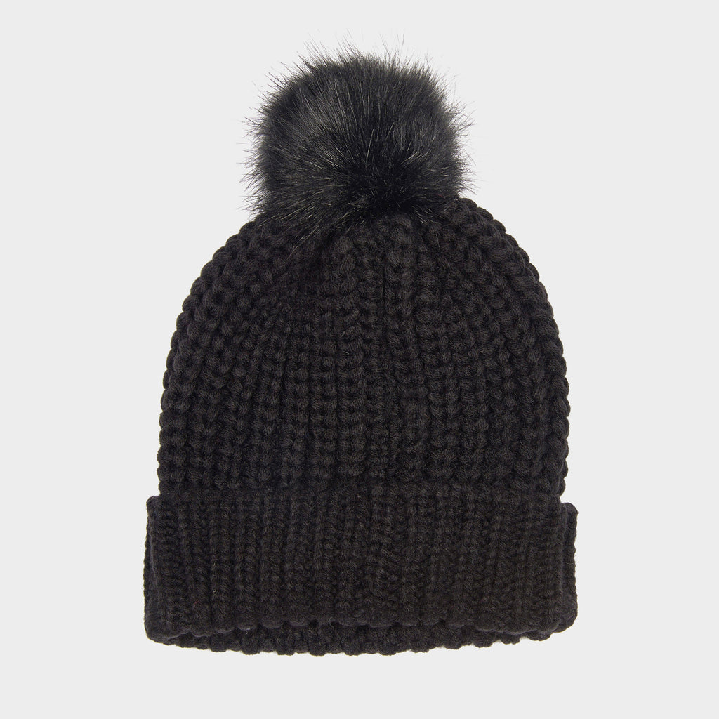 Womens Saltburn Beanie Hat Black