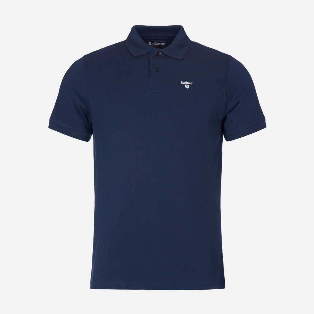 Mens Sports Mix Polo Shirt New Navy