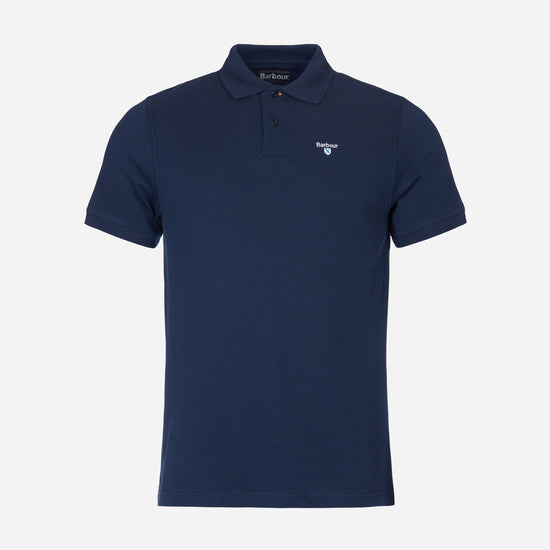 Mens Sports Mix Polo Shirt New Navy
