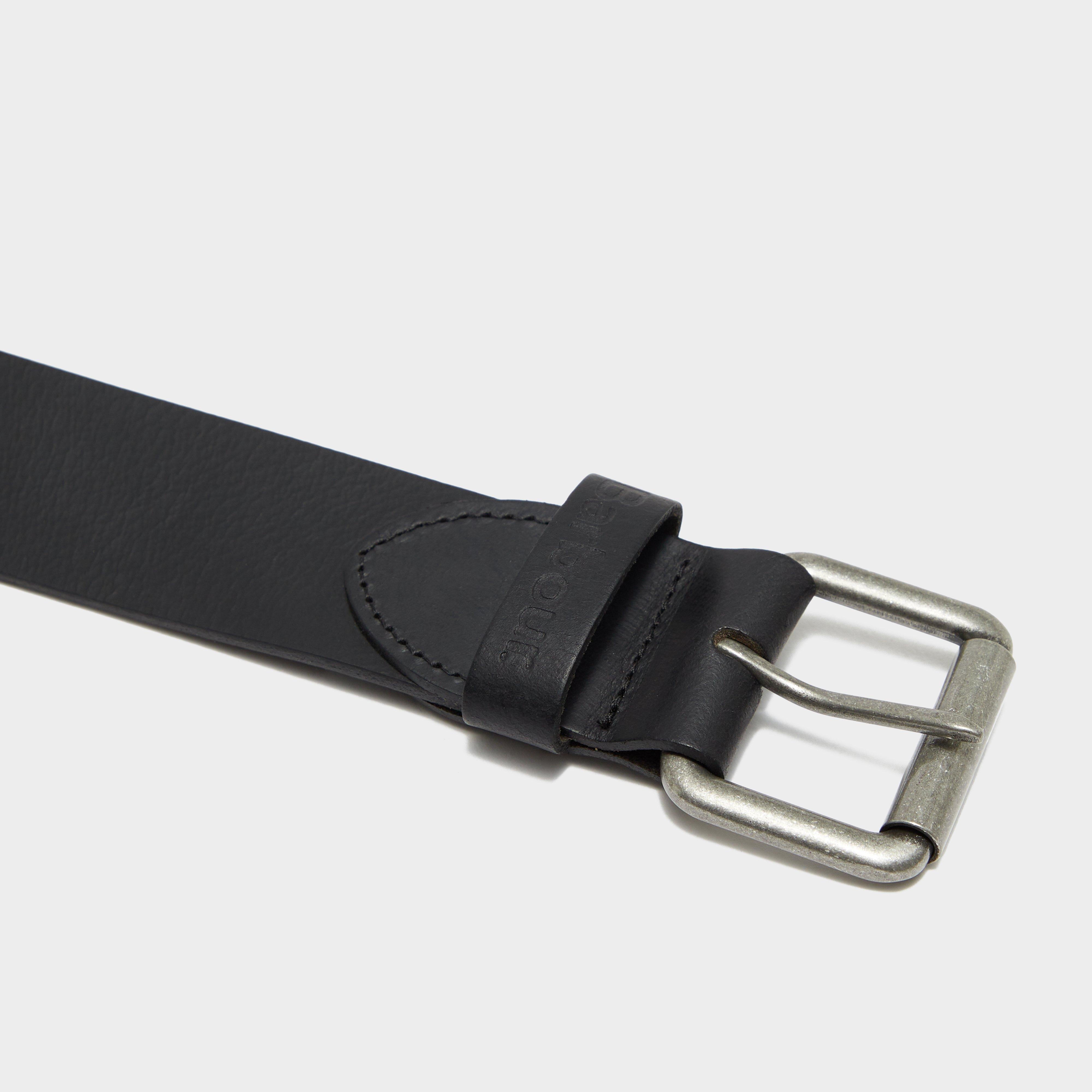 Matt Leather Belt Black