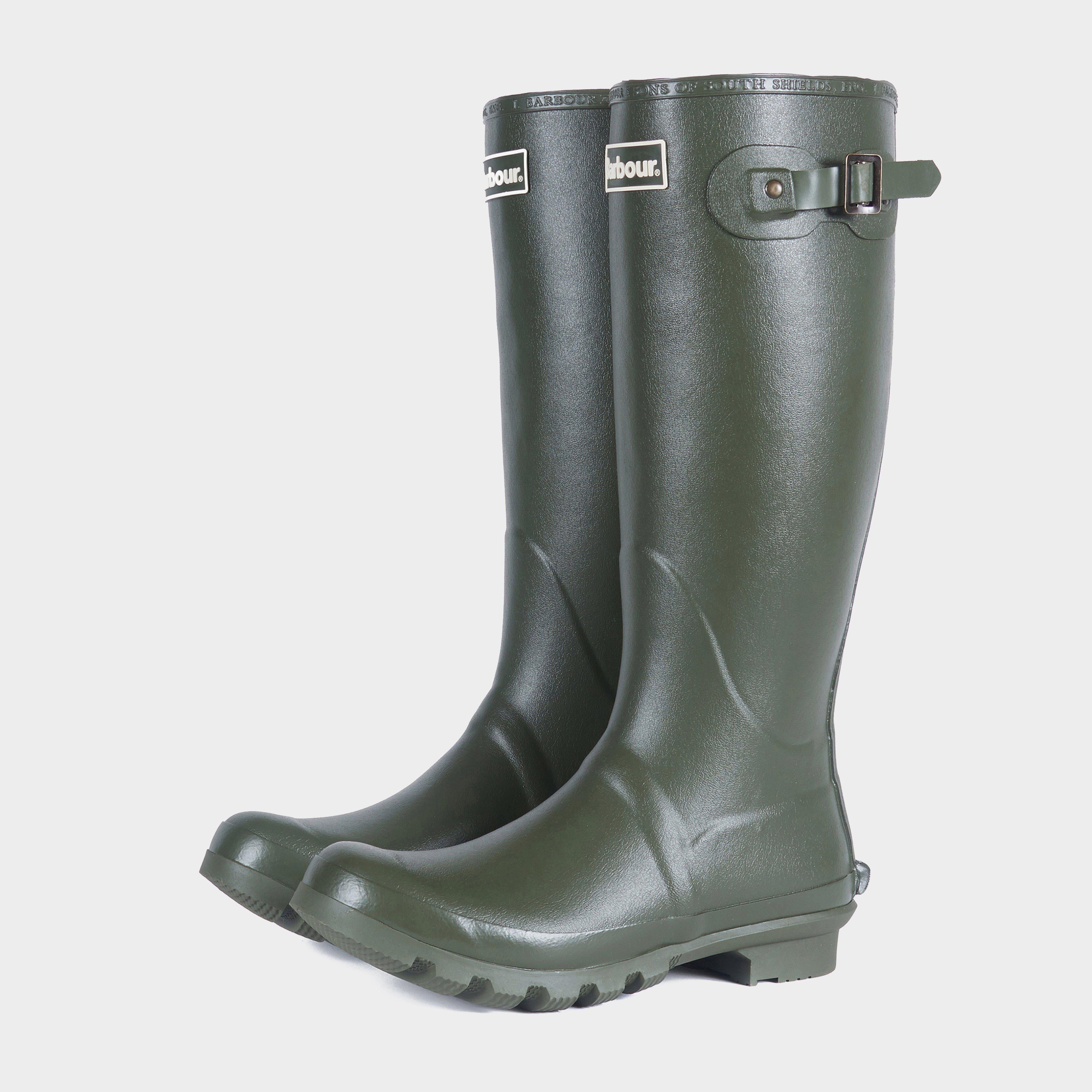 Mens Bede Wellington Boots Olive