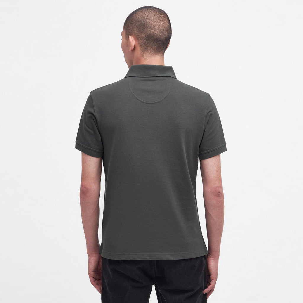 Mens Cotton Polo Shirt Forest