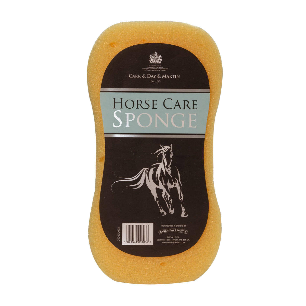Horse Care Sponge Yellow