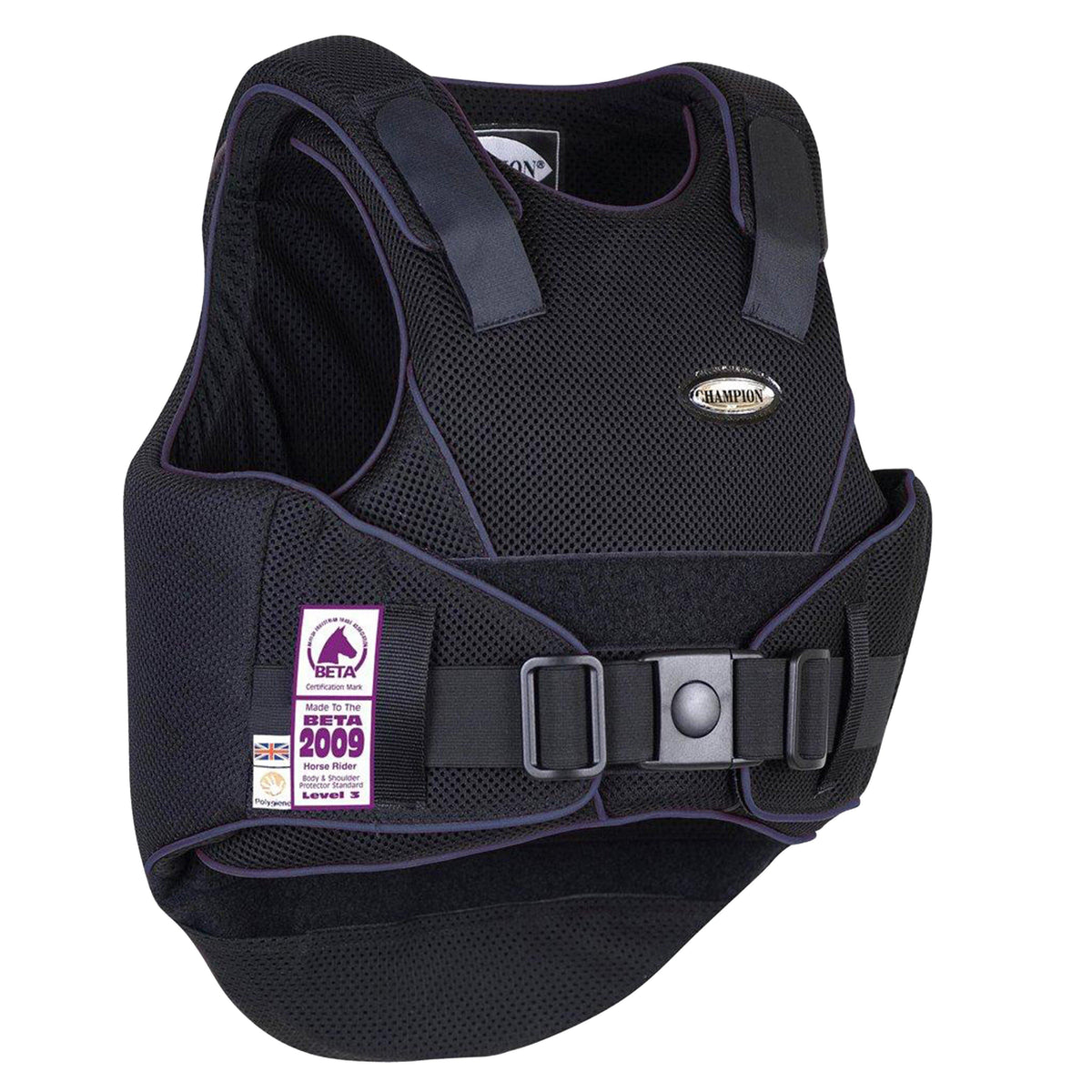 Kids Flexair Body Protector Black/Grey