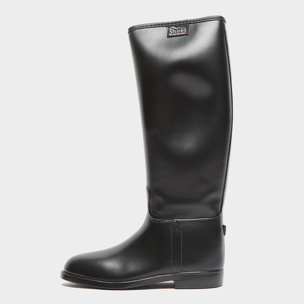 Childs Long Rubber Riding Boots Black