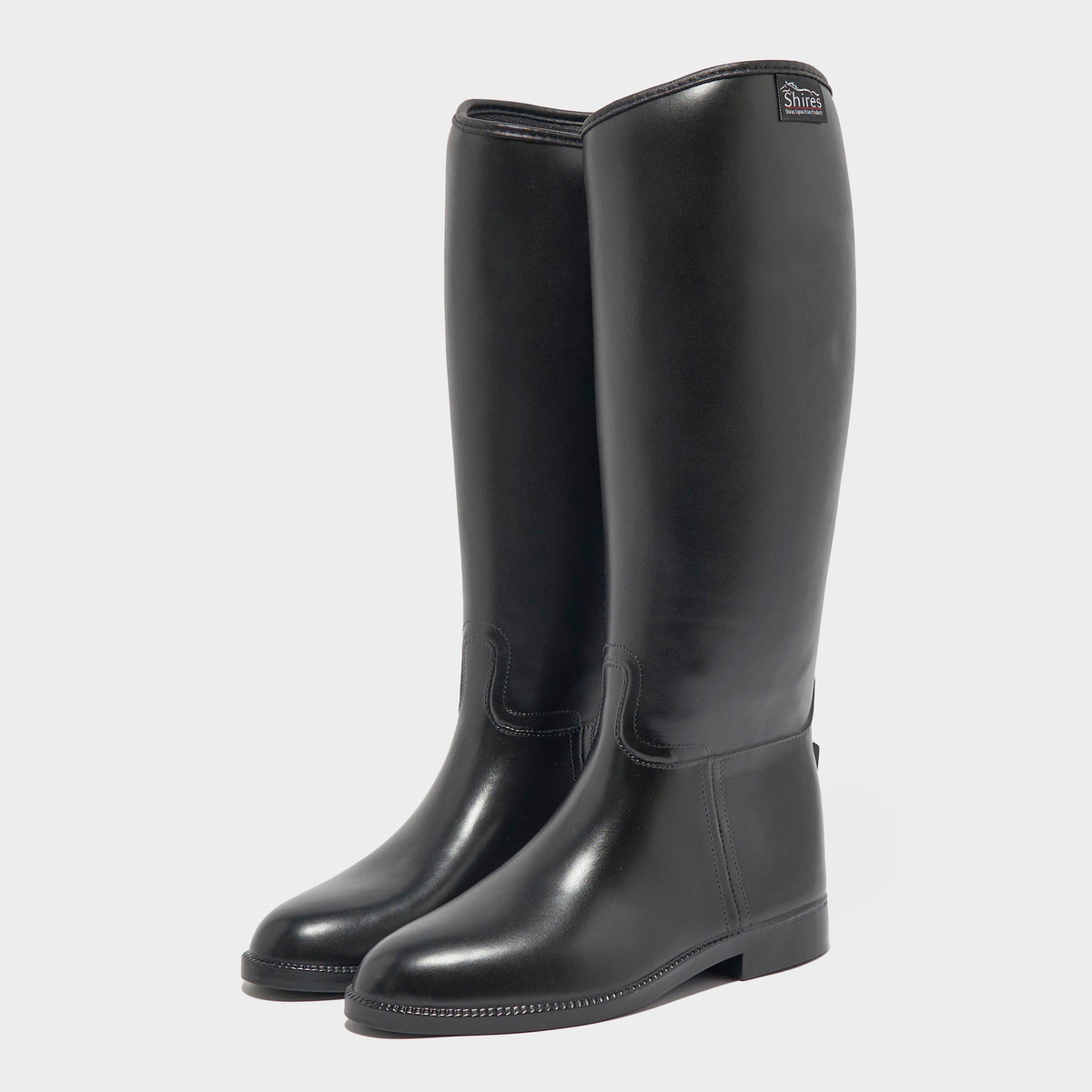 Ladies Long Rubber Boots Black