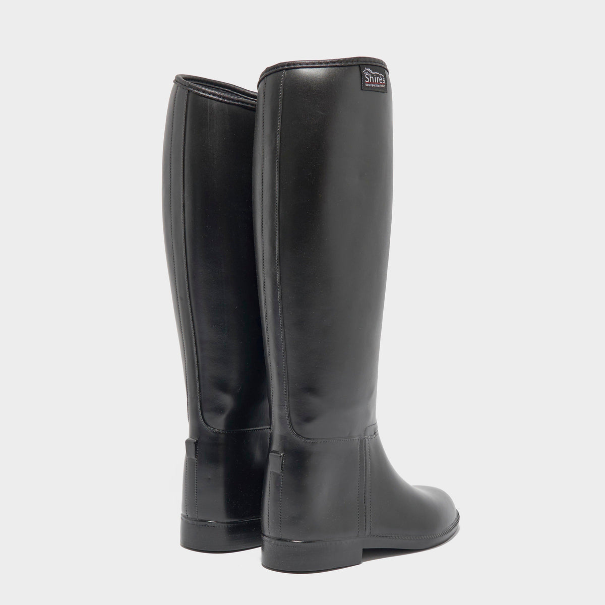 Ladies Long Rubber Boots Black