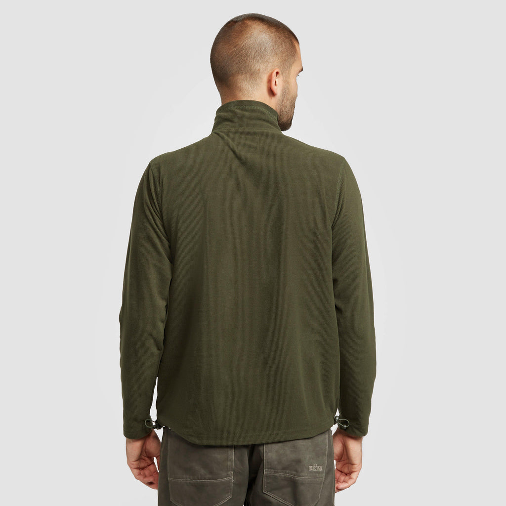 Mens Lightweight Fleece Top Green