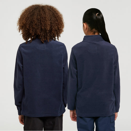 Kids Hot Shot II Lightweight Half Zip Fleece Navy