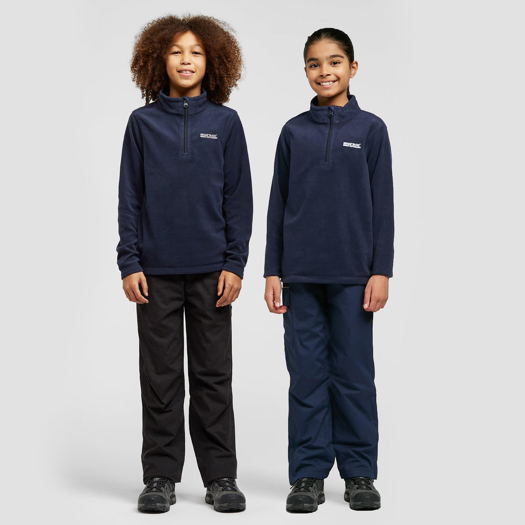 Kids Hot Shot II Lightweight Half Zip Fleece Navy