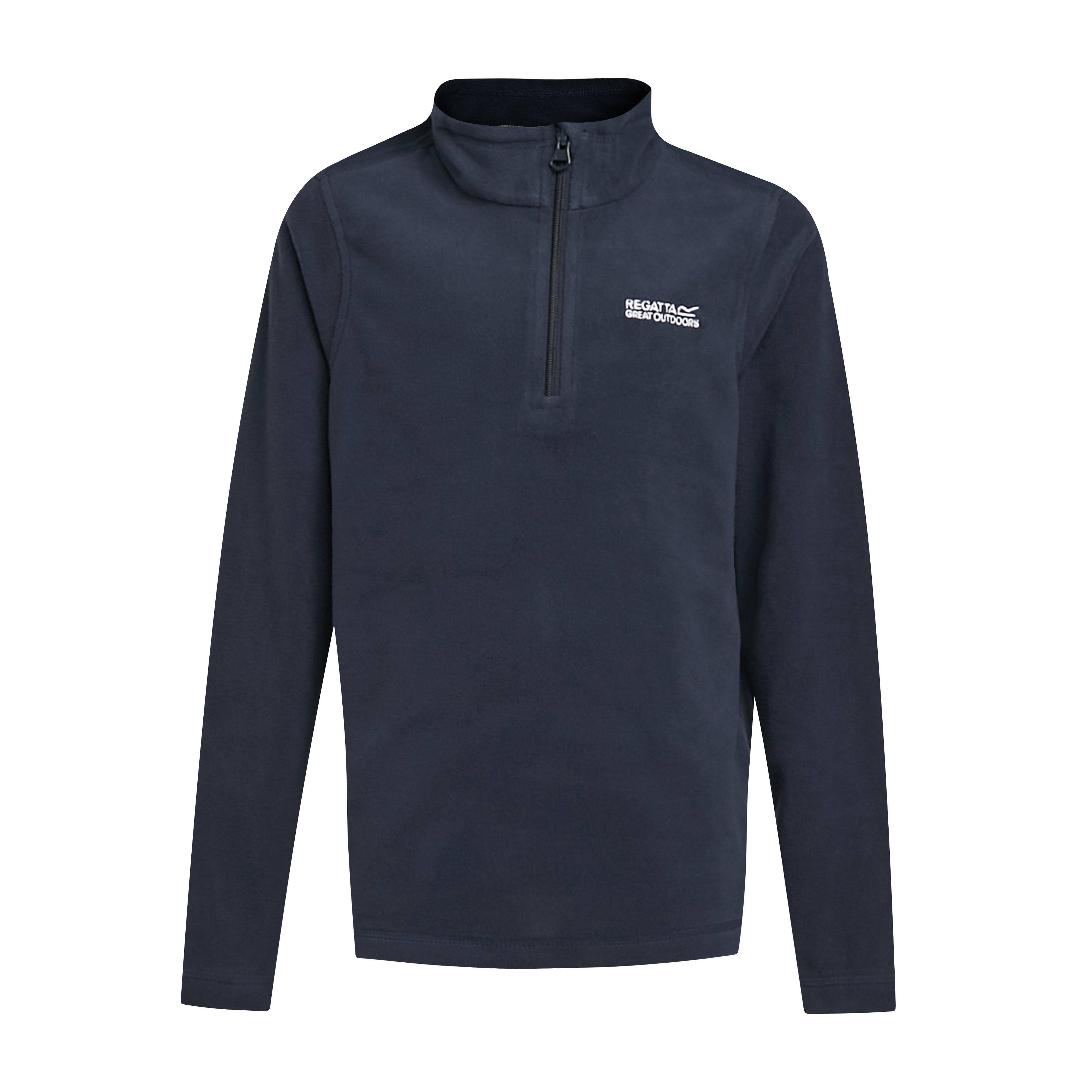 Kids Hot Shot II Lightweight Half Zip Fleece Navy