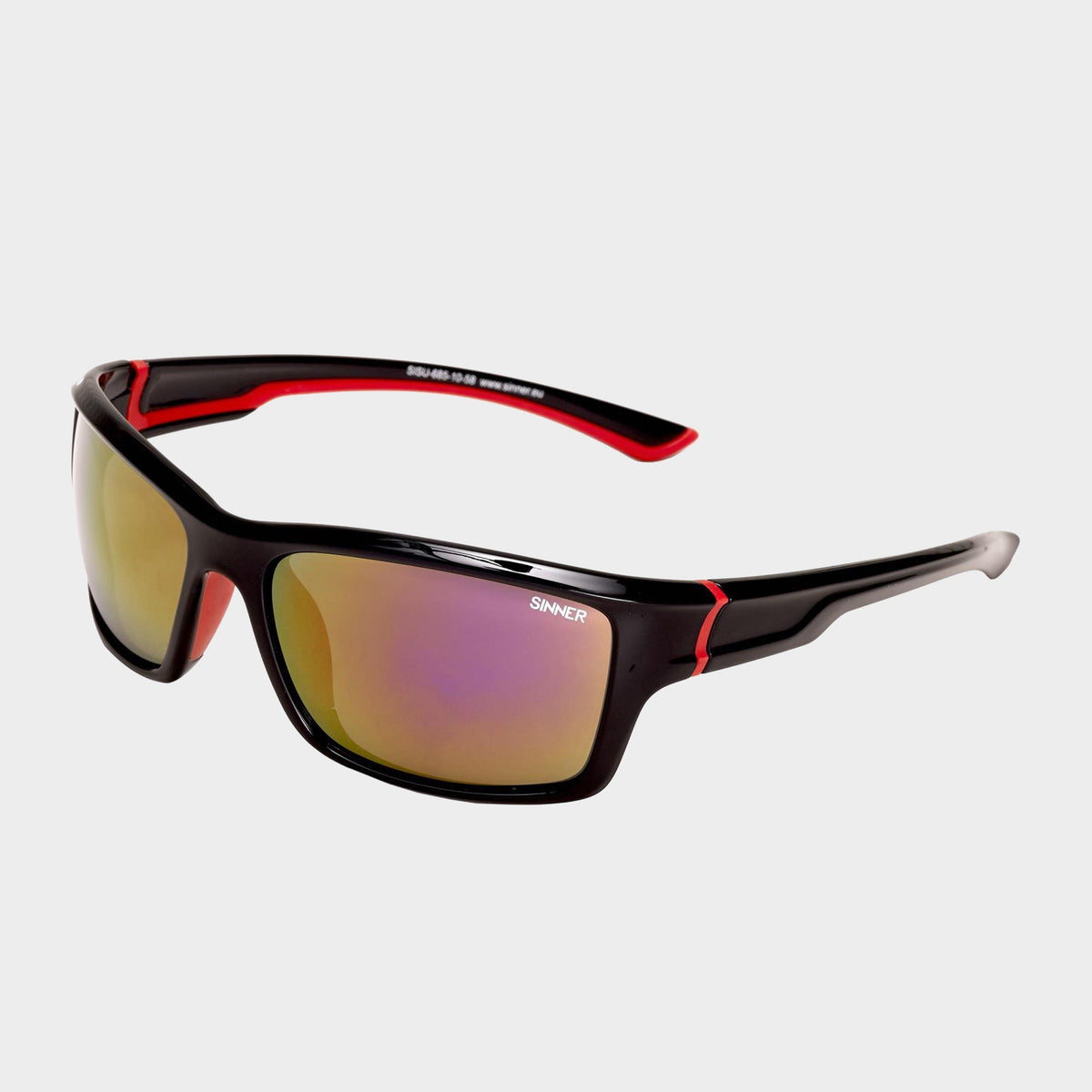 Cayo Sport Sunglasses Black Red