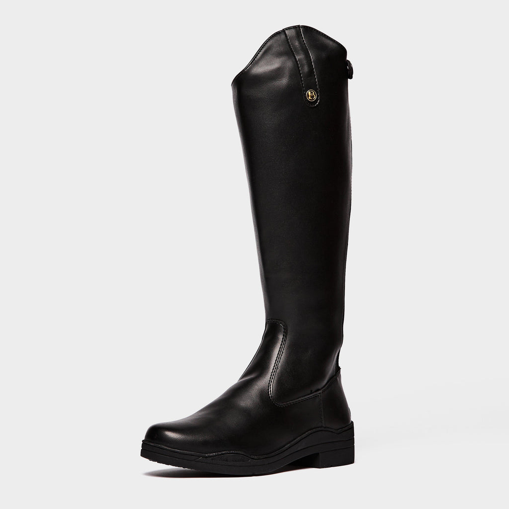 Womens Modena Synthetic Dress Wide Riding Boots Black