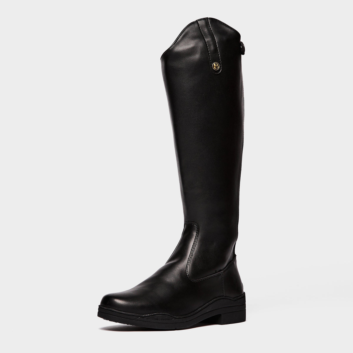 Womens Modena Synthetic Dress Wide Riding Boots Black