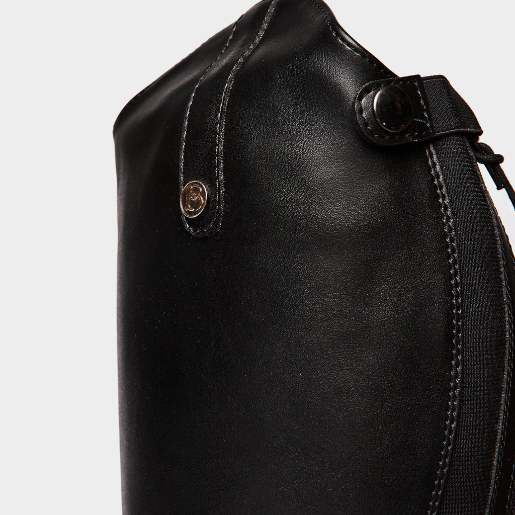 Womens Modena Synthetic Dress Wide Riding Boots Black