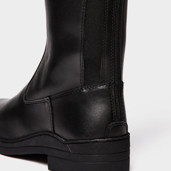 Womens Modena Synthetic Dress Wide Riding Boots Black