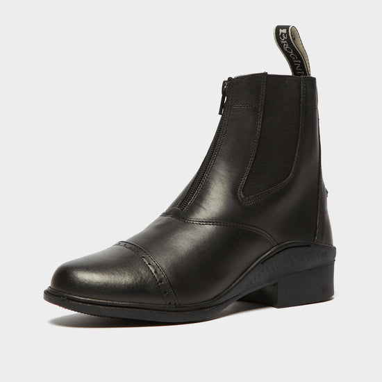 Tivoli Front Zip Jodhpur Boots Black