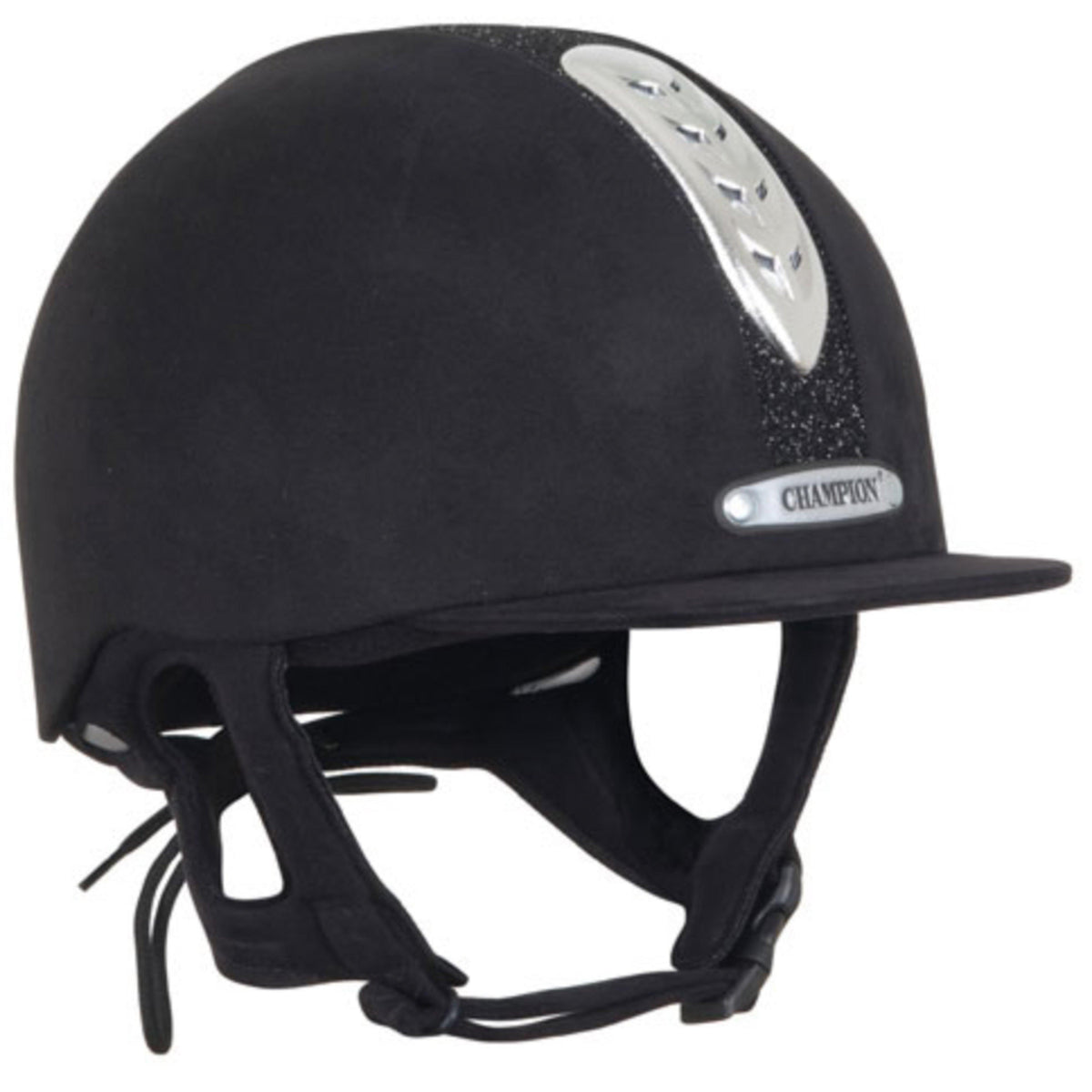 Junior X-Air Dazzle Plus Riding Hat Black/Black