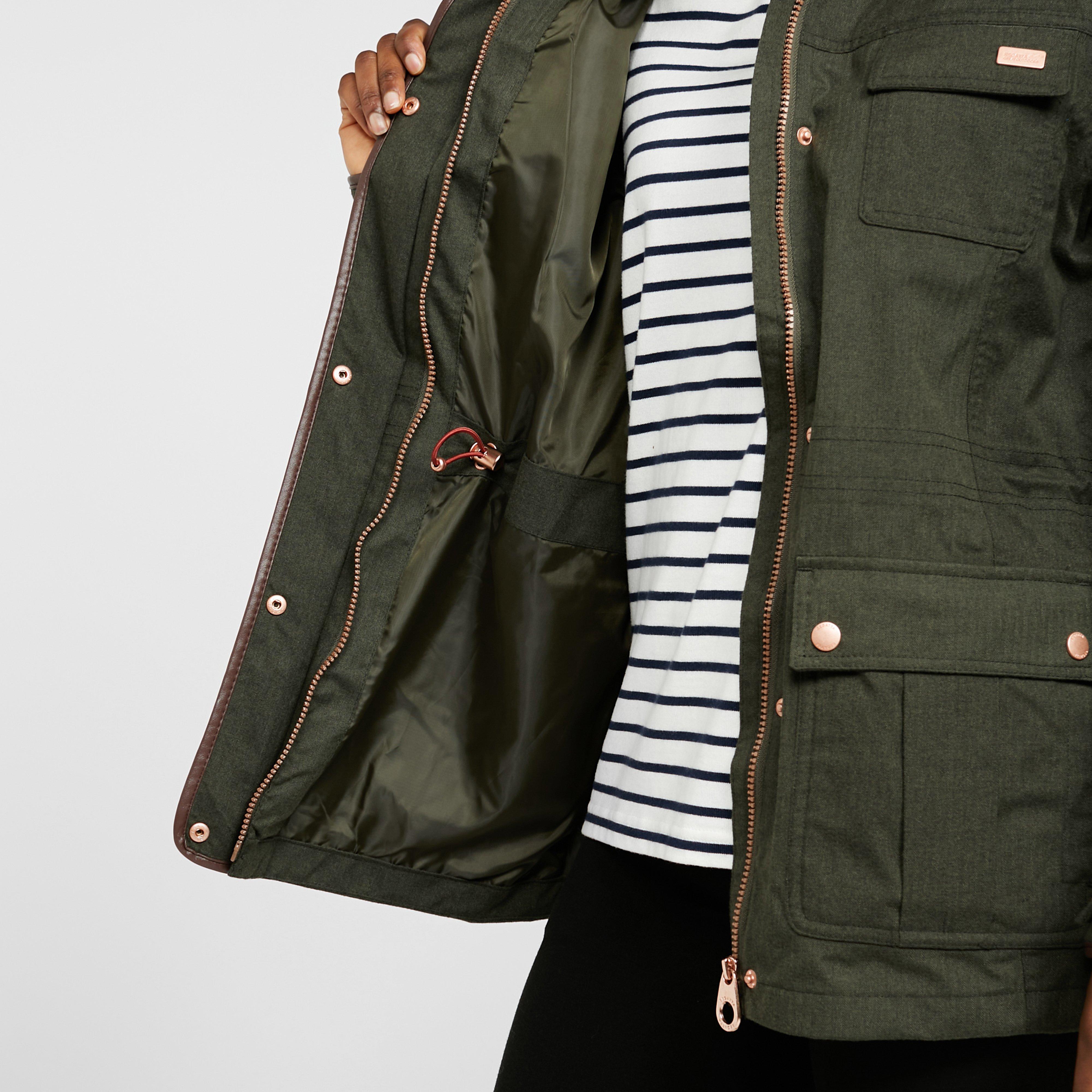 Womens Alixa Waterproof Jacket Green