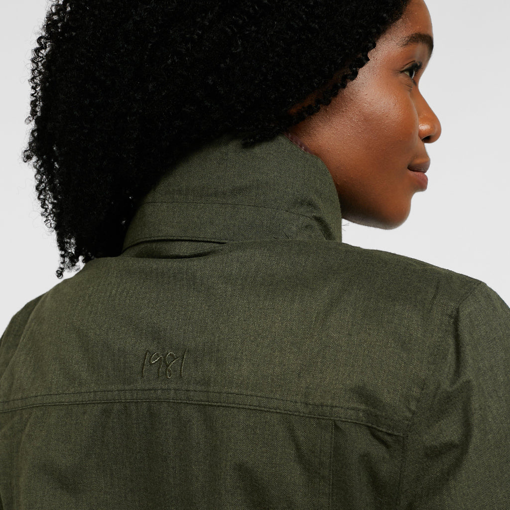 Womens Alixa Waterproof Jacket Green