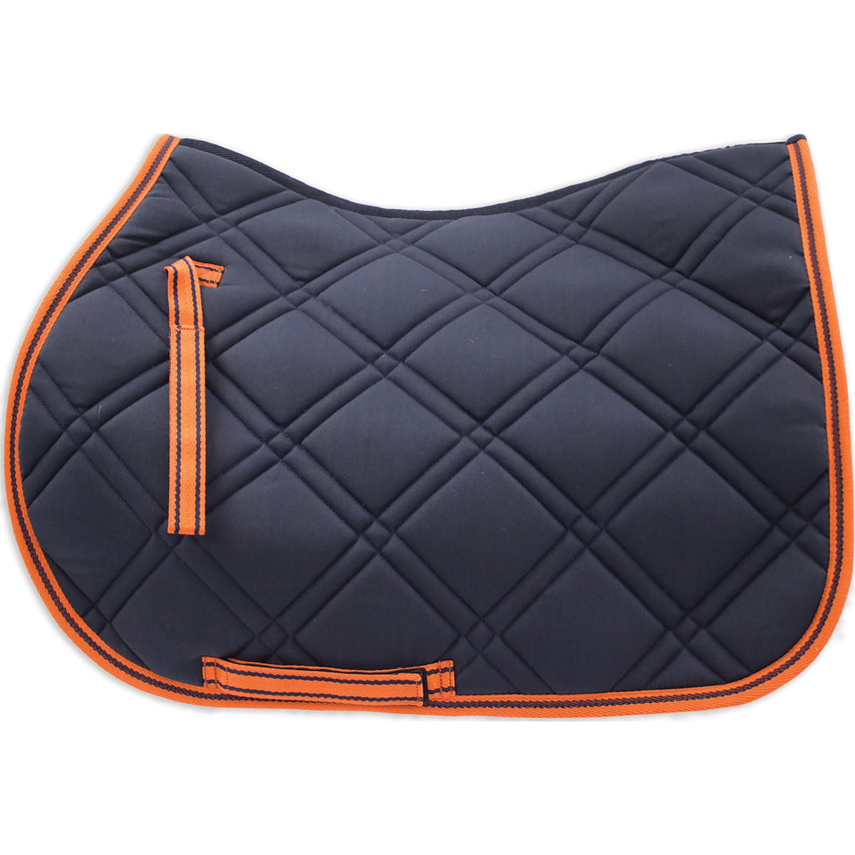 All Purpose Saddle Pad Navy/Orange