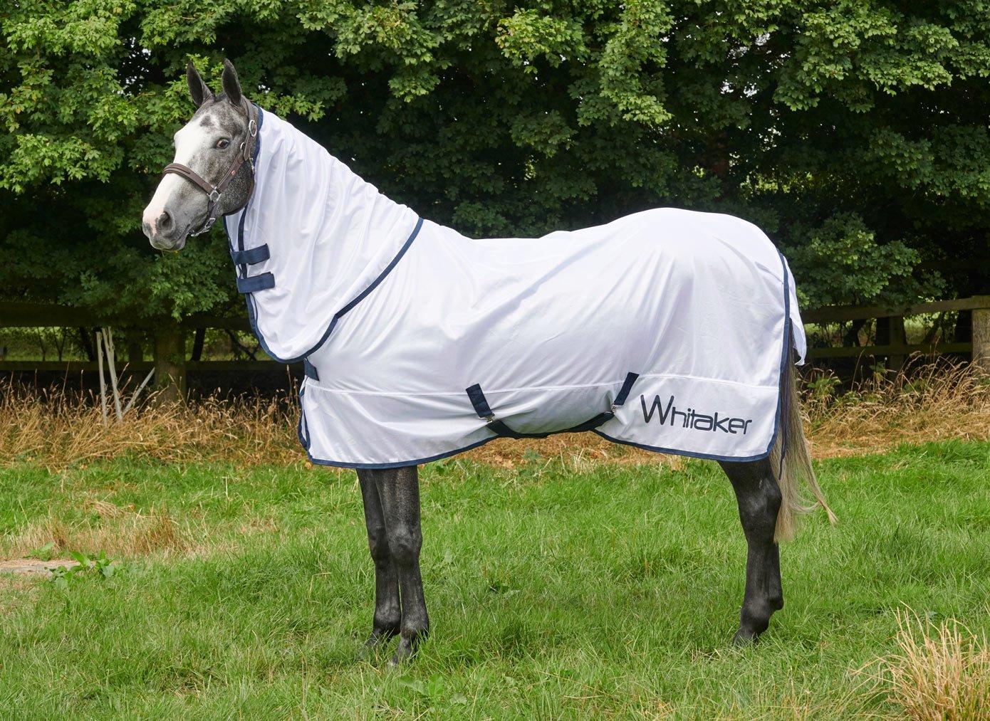 Farnhill Roll-Up Mesh Fly Rug White