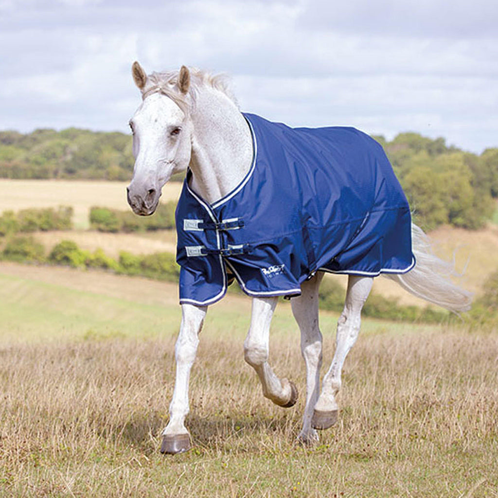 Tempest Original 0g Lightweight Standard Neck Turnout Rug Navy/Grey
