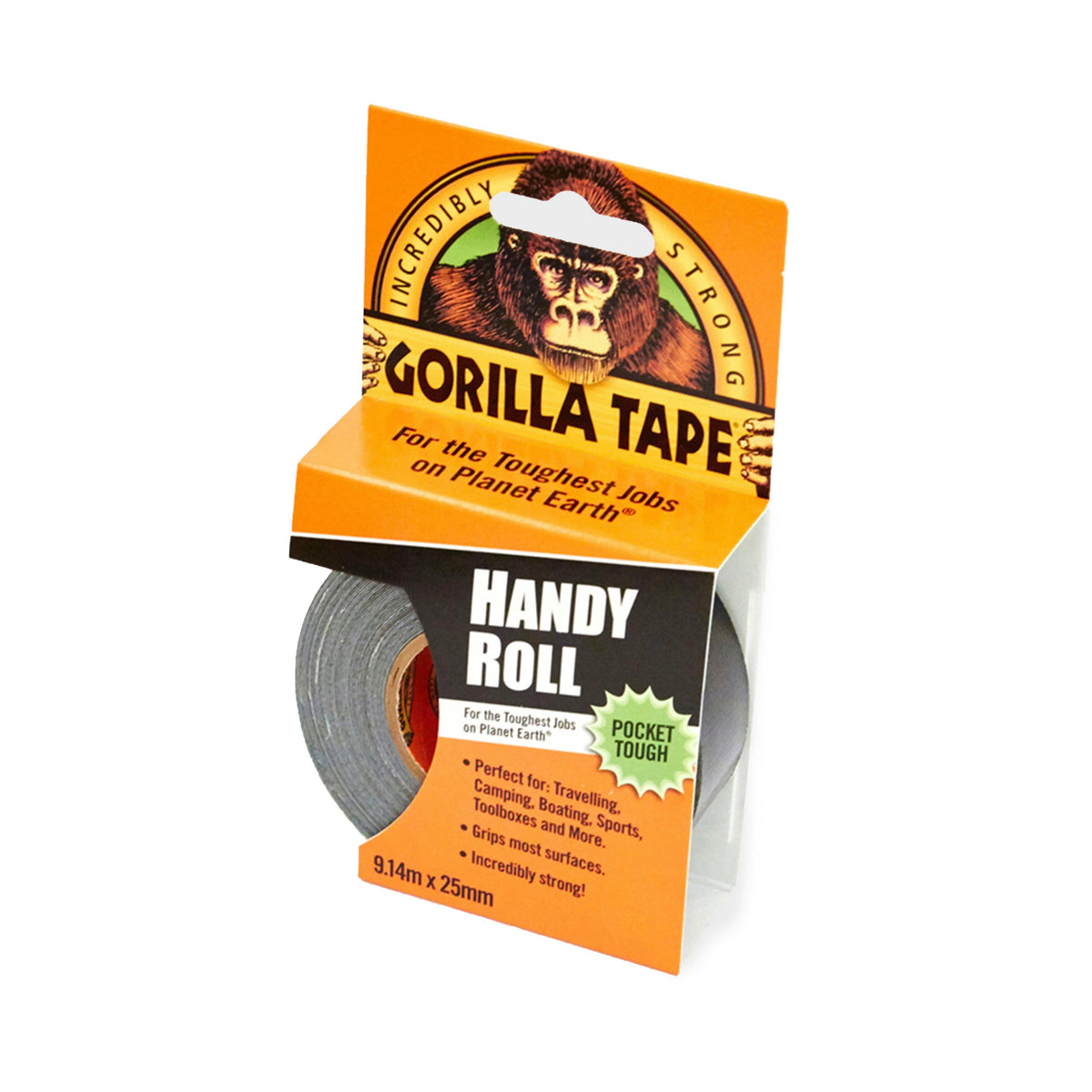 Handy Roll Tape Black 25mm x 9.1m