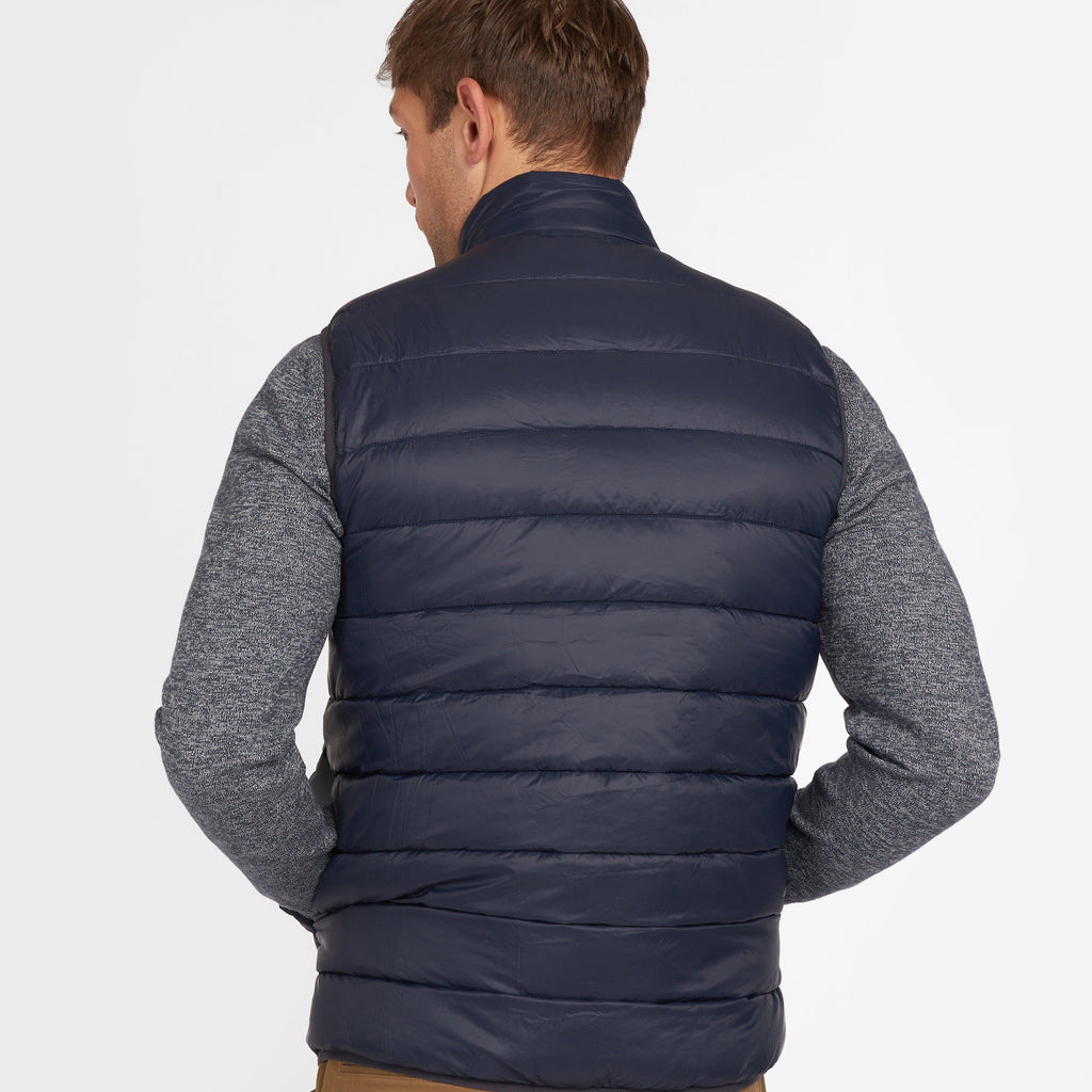 Mens Bretby Quilted Gilet Navy