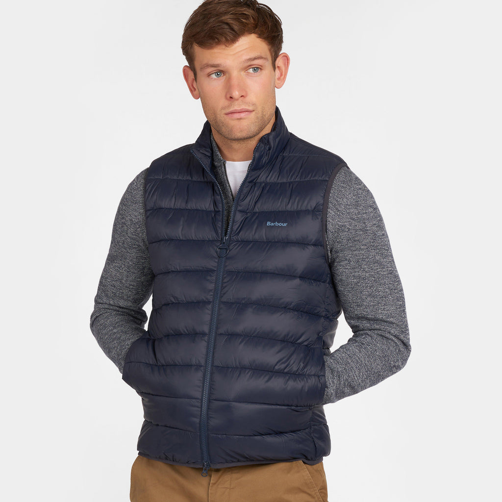 Mens Bretby Quilted Gilet Navy